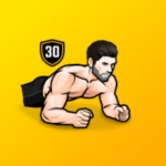 home workout app android application logo